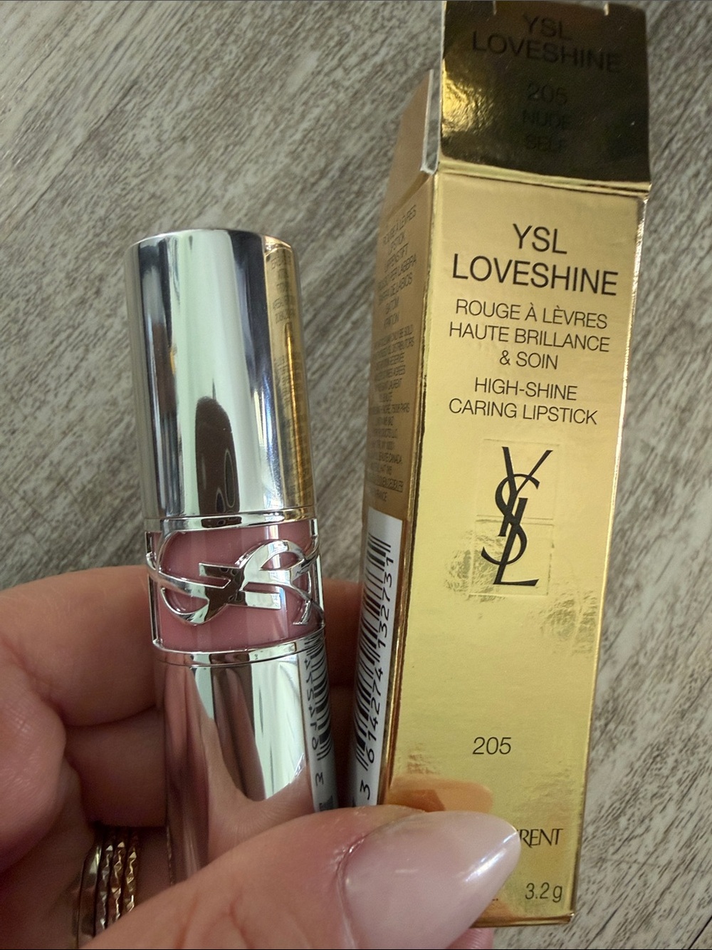 Yves Saint Laurent LoveShine Lipstick in nude self  (205)